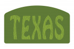 Texas - Outdoor Typography - Woodgrain Type - Contour