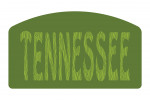 Tennessee - Outdoor Typography - Woodgrain Type - Contour
