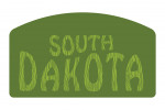 South Dakota - Outdoor Typography - Woodgrain Type - Contour
