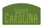 South Carolina - Outdoor Typography - Woodgrain Type - Contour