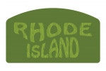 Rhode Island - Outdoor Typography - Woodgrain Type - Contour