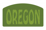 Oregon - Outdoor Typography - Woodgrain Type - Contour