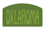 Oklahoma - Outdoor Typography - Woodgrain Type - Contour