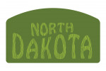 North Dakota - Outdoor Typography - Woodgrain Type - Contour