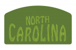 North Carolina - Outdoor Typography - Woodgrain Type - Contour