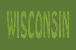 Wisconsin - Outdoor Typography - Woodgrain Type
