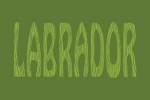 Labrador - Outdoor Typography - Woodgrain Type