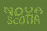 Nova Scotia - Outdoor Typography - Woodgrain Type