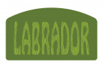 Labrador - Outdoor Typography - Woodgrain Type - Contour