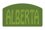 Alberta - Outdoor Typography - Woodgrain Type - Contour
