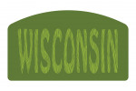 Wisconsin - Outdoor Typography - Woodgrain Type - Contour