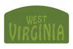 West Virginia - Outdoor Typography - Woodgrain Type - Contour