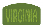 Virginia - Outdoor Typography - Woodgrain Type - Contour