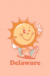 Delaware - Vintage Mascot - Upbeat Sunshine