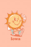 Iowa - Vintage Mascot - Upbeat Sunshine