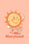 Maryland - Vintage Mascot - Upbeat Sunshine
