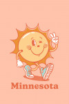 Minnesota - Vintage Mascot - Upbeat Sunshine