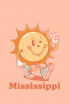 Mississippi - Vintage Mascot - Upbeat Sunshine