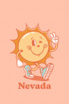 Nevada - Vintage Mascot - Upbeat Sunshine