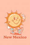 New Mexico - Vintage Mascot - Upbeat Sunshine