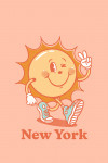 New York - Vintage Mascot - Upbeat Sunshine