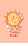 Ohio - Vintage Mascot - Upbeat Sunshine