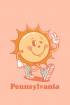 Pennsylvania - Vintage Mascot - Upbeat Sunshine