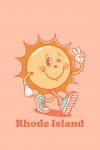 Rhode Island - Vintage Mascot - Upbeat Sunshine