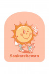Saskatchewan - Vintage Mascot - Upbeat Sunshine - Contour