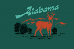 Alabama - Vintage Matchbook - Whitetail Deer