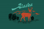 Alaska - Vintage Matchbook - Whitetail Deer