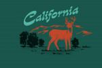 California - Vintage Matchbook - Whitetail Deer
