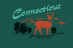 Connecticut - Vintage Matchbook - Whitetail Deer