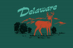 Delaware - Vintage Matchbook - Whitetail Deer