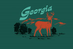 Georgia - Vintage Matchbook - Whitetail Deer