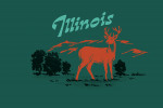 Illinois - Vintage Matchbook - Whitetail Deer