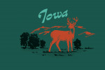 Iowa - Vintage Matchbook - Whitetail Deer