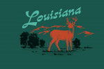 Louisiana - Vintage Matchbook - Whitetail Deer
