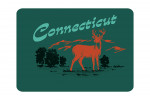 Connecticut - Vintage Matchbook - Whitetail Deer - Contour