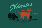 Nebraska - Vintage Matchbook - Whitetail Deer