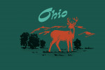 Ohio - Vintage Matchbook - Whitetail Deer