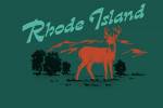 Rhode Island - Vintage Matchbook - Whitetail Deer