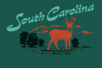 South Carolina - Vintage Matchbook - Whitetail Deer