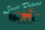 South Dakota - Vintage Matchbook - Whitetail Deer