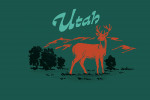 Utah - Vintage Matchbook - Whitetail Deer