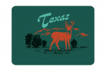 Texas - Vintage Matchbook - Whitetail Deer - Contour
