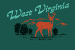 West Virginia - Vintage Matchbook - Whitetail Deer