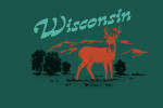 Wisconsin - Vintage Matchbook - Whitetail Deer