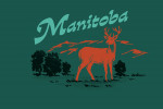 Manitoba - Vintage Matchbook - Whitetail Deer