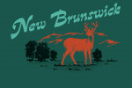 New Brunswick - Vintage Matchbook - Whitetail Deer